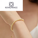 ROYALPRINCESS Yuhuang gold seawater akoya pearl bracelet gold baby bead bracelet small light bulb 16cm gold extension 34mm