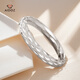 Aido diamond pt950 platinum snake pattern ring platinum new fashion super shining men and women couple ring 14# 3.2-3.4g