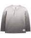 OshKosh B GoshOSHKOSH B GOSH Boys' long-sleeved raglan henley shirt, black and white gradient black and white gradient 4T
