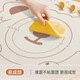 OIMG large silicone kneading mat food grade maternal and infant grade silicone household thickening non-slip dough making dumplings and steamed buns large size without edges 50*70 free rolling pin knife