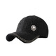 CACUSS Special Autumn and Winter Small Fragrance Style Baseball Cap for Women Elegant and Fashionable Versatile Cap Casual and Versatile Showing Face BQ230737 Black M(57-59cm