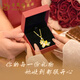 Lao Fengxiang 18K gold necklace unicorn pendant, birth year zodiac horse, fashionable and versatile gift for girlfriend’s birthday and anniversary, gold weight about 0.3g* free 925 silver chain