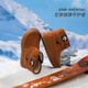 DR KONG Dr. Jiang boots winter girls' velvet warm cotton boots casual children's cotton shoes brown 29