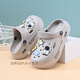Wei Jie Children's Slippers Мужские 4-6-летние детские туфли для детей в летних ношении антиколетных пляжных туфель с толстыми пляжами детская милая комната Горячая распродажа: 6227 метров белый-бас-легкий год 24-25 [внутренняя длина 170 мм]]