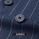 FORTEI striped two-piece suit autumn men's formal wedding casual groom's best man suit men's suit suit