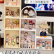 Yusen Yisen Belle display stand small doll display cabinet figure storage box blind box display box transparent acrylic storage box white arch seal display box (magnetic opening and closing, no odor)