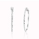 AJIDOU Ajidou earrings for women, slimming, French fashion, high-end, atmospheric plain hoop earrings, versatile for work and commuting