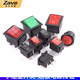 ZAVE boat switch KCD3 red with light, copper contacts, three legs, two gears (2 pieces)