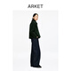 ARKET women's pure cotton corduroy shirt jacket dark green winter new style 1316385001 dark green XXS 155/76A 32