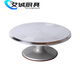 Mengwan Decoration Turntable Aluminum Alloy Turntable Decoration Table Household Rotary Table Birthday Rotary Rack 8-inch 12-inch Support Table 12-inch Aluminum Alloy Turntable + 8-inch Spatula