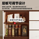 Menghuantes ENF grade maternal and infant grade solid wood sideboard wall-mounted integrated storage living room multi-functional storage tea and wine cabinet 2.4*2.4 meters high six-door sideboard -ENF grade.