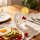 Kitty glass water cup cute milk cup cinnamon dog glass cup female high-looking Sanrio cute water cup KT cat