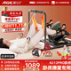 Aigore bed-ridden rehabilitation training bicycle for the elderly with leg paralysis on the bed and upper and lower limbs linkage hemiplegia rehabilitation fitness equipment A212PRO four-limb linkage bed model + leg protection gear + pull ring