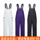 Children's overalls ski pants ski clothing for men and women thickened warm waterproof snow country white black overalls 3XL XXXL190 recommended 178-198Jin Jin equals 0.5 kg