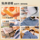 Plaza German electric heating blanket shawl heating blanket heating cloak detachable and washable usb power bank lunch break artifact home fashion office leg cover trendy care appliance Nuanmirou - with hat model 5000mAh power bank 3-speed temperature control / machine washable