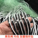 Ship brand imported silk fish net sticky net three-layer sinking net big fish fishing net weighted rope bag pendant wire mesh flowing water net flowing water net 1.5 meters high 100 meters long 5 fingers 0.16 ship brand soft silk three-layer sinking net