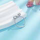 CHINA GOLD platinum ring pt950 bow women's birthday gift about 3.19g