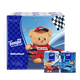 TEMPO Butter Bear Racing Special Printed Handkerchief Paper 4 layers thickened 7 sheets * 12 packs tissue paper small pack facial tissue