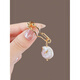SNQP2025 New Pearl Brooch Female Niche Design Clothing Accessories Brooch - Special Shaped Pearl