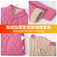 Middle-aged and elderly women's cotton-padded jackets, quilted thickened cotton-padded jackets for mothers, home warm winter coats for the elderly, burgundy suit 3XL recommended 135-150Jin Jin equals 0.5 kg