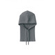 MUJI relieves itchy neck merino wool balaclava wool hat gray 5A