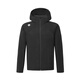 DESCENTE Wu Leis gleicher Stil DESCENTE Disante TRAINING Herren-Daunenjacke mit Anti-Bohring-Samt und kurzer Kapuze, BK-Schwarz, L (175/96A)