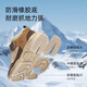 Terranis Winter Children's Sports Shoes Boys' Velvet Warm Running Shoes Girls' Non-Slip Casual Shoes Apricot/Brown 29