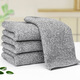 Thickened bamboo charcoal dishcloth, housework, soft fiber dishcloth, kitchen supplies, water-absorbent and oil-removing rag, seamed edge 30*30cm