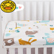 G.duckG dot duckGduck cartoon children's pure cotton bed sheet brushed crib sheet mattress cover waterproof space blue all-season model thick 3-9cm60cm*110cm