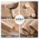 Mark Huafei Retro Henley Collar Button Sweater Men's 2025 Autumn and Winter Loose Old Money Style Sweater Men's Dark Gray 2XL
