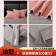 Nanjiren Jiangsu Nantong milk velvet four-piece set double-sided velvet coral velvet baby velvet quilt cover is thickened and warm in winter, Mars green + light luxury gray, thick and lint-free, bed sheet style 1.2m three-piece set - quilt cover 150x200cm