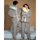 Victoria style couple pajamas winter coral velvet warm and thickened casual sweet flannel home clothes men and women outer wear suit XH9040 M women