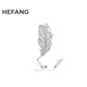 HEFANG He Fang Jewelry Feiyu Brooch Elegant Pin Luxurious and High-end Birthday Gift for Girlfriend Couple Style Silver