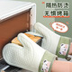 FVFH German high temperature resistant anti-scalding gloves kitchen oven microwave oven special silicone heat insulation gloves thickened heat-proof baking anti-scalding thickened and long gloves 5 fingers pine cone green - 2 pieces