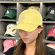 New men's and women's hats, new sports hats, fashionable couple baseball caps, mini small label peaked caps, white NY mini label, one size fits all
