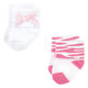 Luvable friends baby newborn and baby terry socks ballet shoes 12-pack 0-6 months