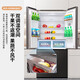 Xinfei (Frestec) 60cm ultra-thin built-in cross-door refrigerator triple active sterilization flat built-in mobile ice making compartment first-class air-cooled frost-free large capacity BCD-430WKQ8AT 430 liters full space sterilization and deodorization