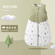CLCEY spring and autumn baby pure cotton children's anti-jump newborn vest type A infant sleeping bag gray polar bear S size (recommended height within 70CM)