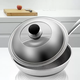 Yusenyi universal pot lid 30 32 34 36 40cm transparent visible lid stainless steel household wok wok steamer stainless steel visible pot lid 32cm (applicable to pots with a diameter of 32cm)