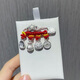 Lao Fengxiang pregnant woman pin dragon snake baby silver s925 pendant baby newborn child brooch to suppress shock when going out Pendant baby newborn child brooch to suppress shock + certificate + brand gift box