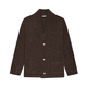 Nice rice 25 winter new sheep wool blended loose wool woolen cardigan NHD05014 brown L