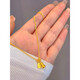 Beimeixing Chinese Valentine's Day gift 2025 new 18k package gold gourd necklace female minimalist Nafu necklace Nafu gold gourd necklace