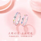 Central Chuang Fashion Chinese Gold Sterling Silver 999 Couple Rings Pure Silver Pair of Open Rings Practical Love Token Gift