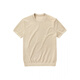 Mr. Bu Bu Fashion Contrast Color Redonde Camiseta Camiseta de punto verano