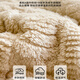 浪莎（langsha）A类牛奶绒毛毯冬季加厚加绒午睡毯提花羊羔绒被子宿舍单人三件套 多宝熊-卡其【双面暖绒 蓄热保暖】 150*200 cm【单人盖毯】