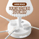 Multifunctional LED table lamp creative extension socket integrated bedside home bedroom study eye protection white 3 sockets + desk lamp + USB 4.8 meters + mobile phone holder button switch