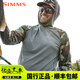 SIMMSsimms Summer Sun Protection Clothing M s SolarVent Hoody Lure Fly Fishing Hooded Fishing Clothing Khaki Camouflage M