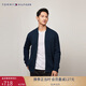 Tommy Hilfiger pure wool autumn and winter men's business casual youth baseball collar cardigan sweater knitted cardigan jacket