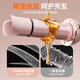 Yangzi (YANGZI) three-in-one automatic hair curling iron, Minhuang flat replacement, long-lasting styling, no harm to hair, negative ion straightening comb, curling hair artifact, straightening comb, 32mm egg roll iron, 28MM replacement head, pink, fully equipped, 200 million negative ions + German imported movement + four-speed temperature control