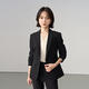 Lady Bird black formal suit for women professional small man interview wear public examination high-end suit jacket